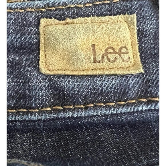 Women’s Lee Secretly Shapes Jeans Sz 18 Regular Fit Straight Leg Mi-rise - Picture 7 of 10